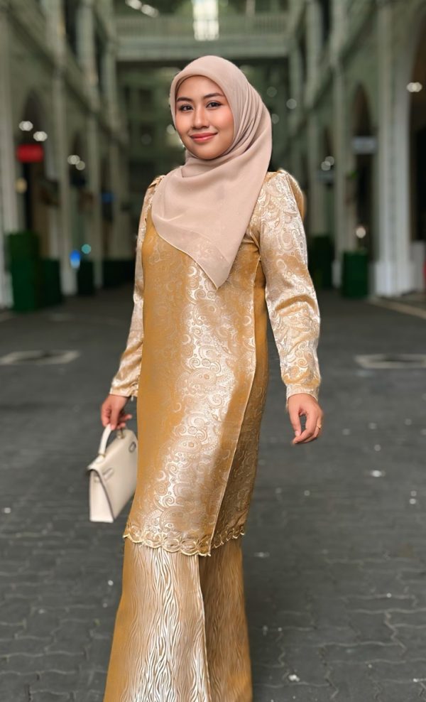 ADEA SULAM in GOLD – Mawar Cotton