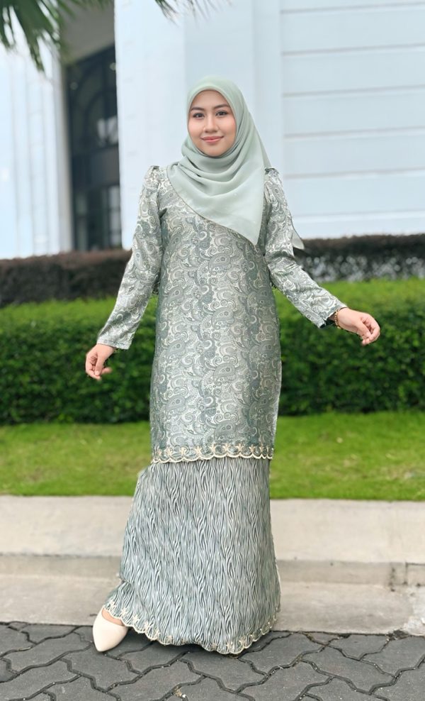 ADEA SULAM in GREEN – Mawar Cotton